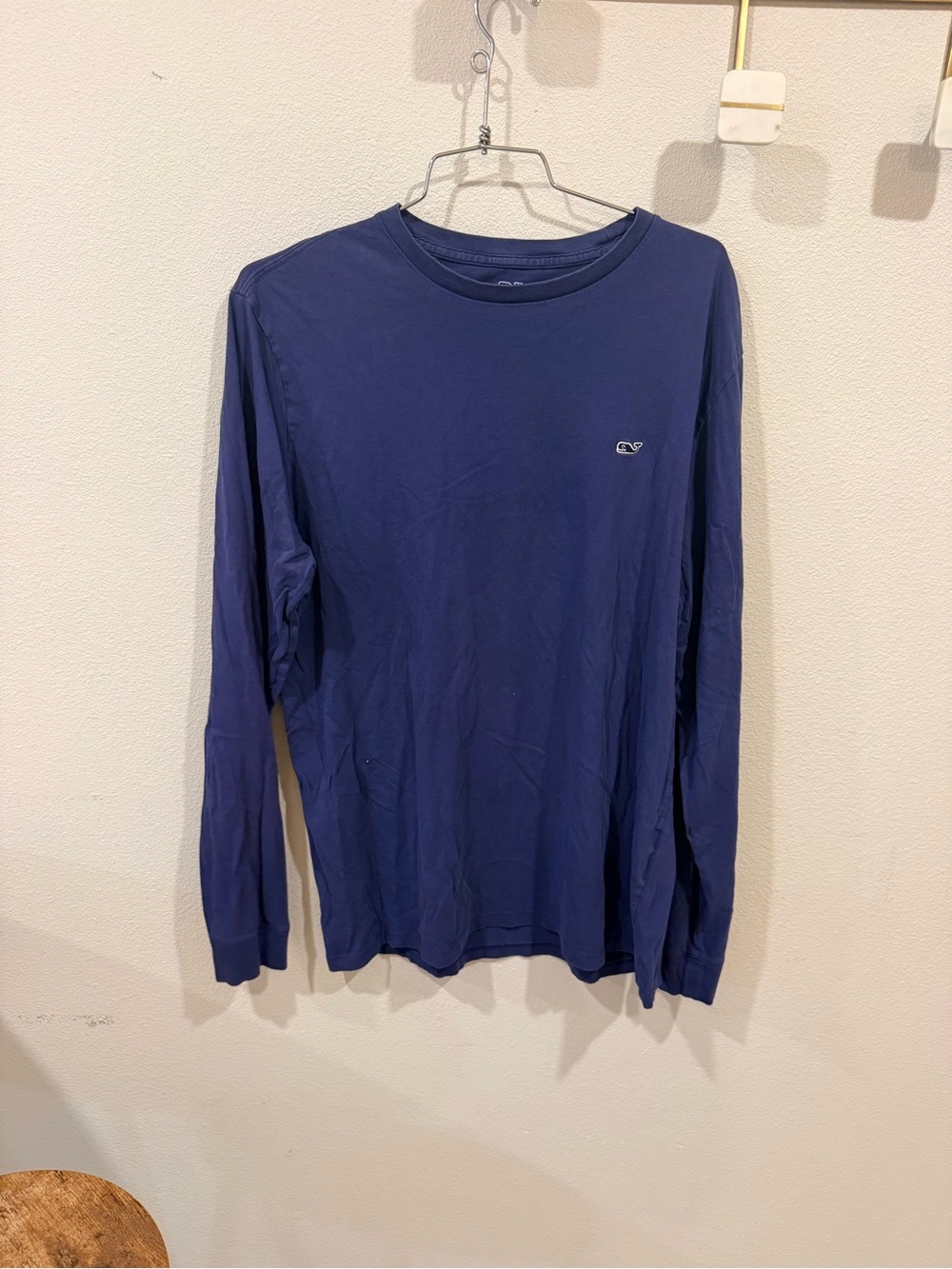 Vineyard Vines Men's Long-Sleeve Crew Tee - Navy Blue